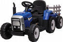 elektrische kindertractor MX-611 12V blauw/zwart