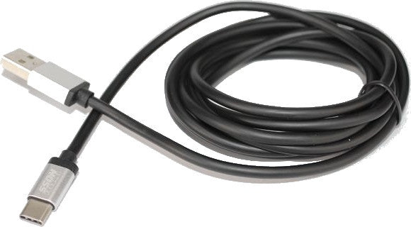 oplaadkabel USB-C 200 cm zwart