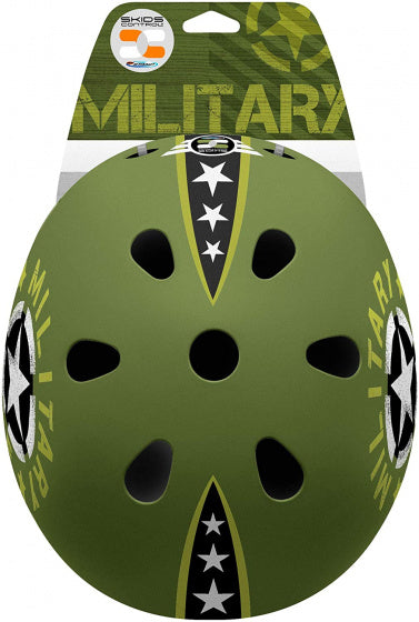 helm Skids Control Military junior EPS/ABS groen maat 54-60
