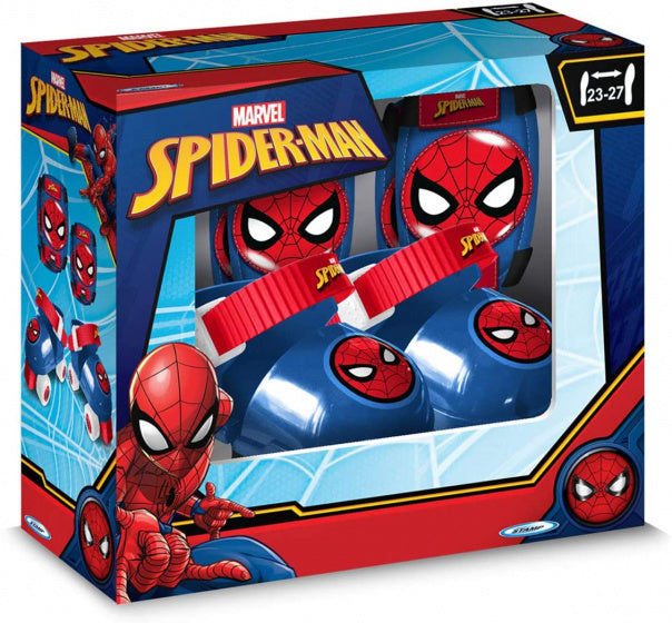 rolschaatsen Spider-Man jongens blauw/rood mt 23-27