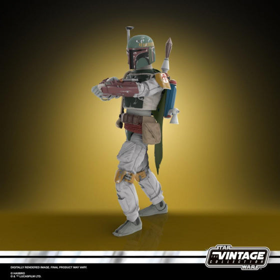 actiefiguur Boba Fett junior 10 cm grijs 2-delig