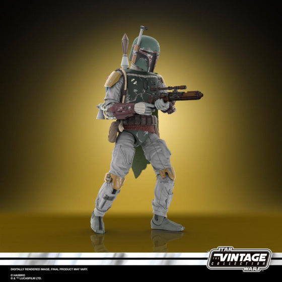 actiefiguur Boba Fett junior 10 cm grijs 2-delig