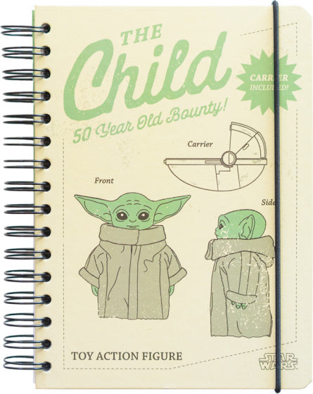 bullet journal The Mandalorian A5 ringband groen