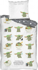 dekbedovertrek Star Wars junior 140 x 200 cm wit