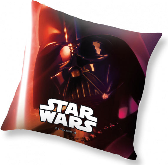 kussen Darth Vader junior 40 x 40 cm polyester rood