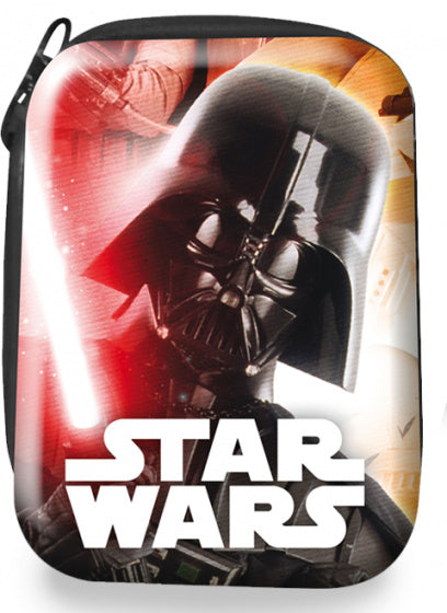 opbergdoos Darth Vader junior 12 x 10 cm rood/zwart