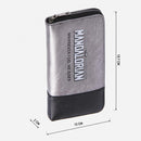 portemonnee Yoda 19 x 10 cm polyurethaan zilver