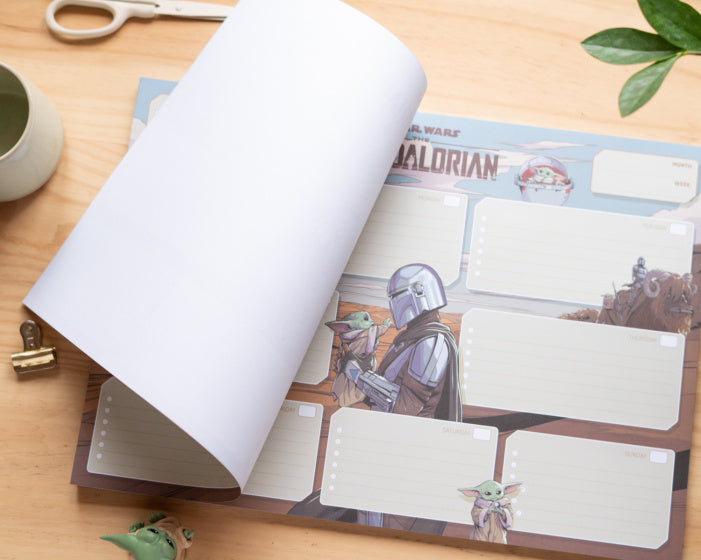 scheurkalender The Mandalorian A3 bruin 54 pagina's