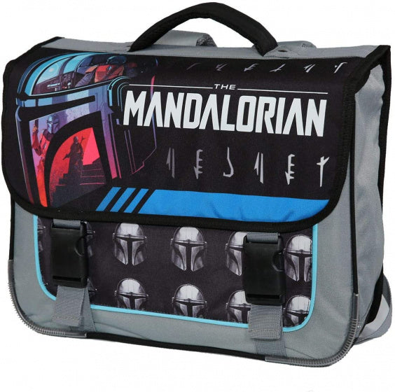 schooltas The mandalorian 38 cm polyester zwart/grijs