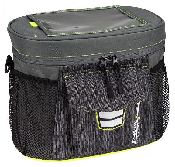 stuurtas Ovaal 10,7 liter grijs/groen