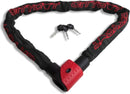 kettingslot Citycat ART-3 1200 x 9 mm zwart/rood