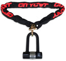 Kettingslot Citycat met nylon hoes 1200 x 10 mm zwart