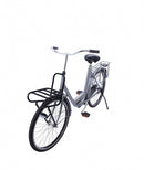 Voordrager 26"/28" Steco Smooth 25 cm - glanzend zwart