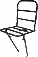 Voordrager Steco voor transportfiets met kroonboutmontage 30 x 30 cm - mat zwart