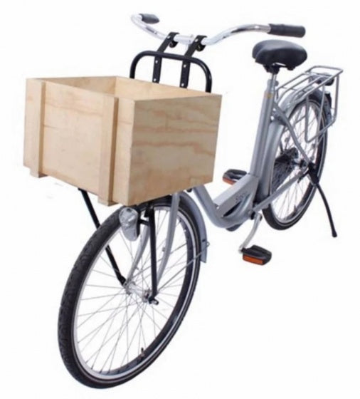 Voordrager Steco Transport 26/28" - 30*30 cm - zwart glans