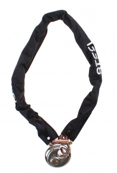 kettingslot 7 x 900 mm met discus zwart