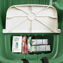 bolderkar 2 personen 108 x 100 cm groen