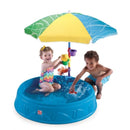 kinderzwembad Play & Shade 95 x 19 cm blauw