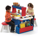 knutseltafel Creative Projects 99 cm blauw/rood