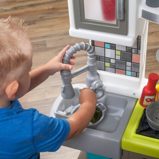 Speelgoedkeuken Contemporary Chefs Kitchen 98 cm bruin