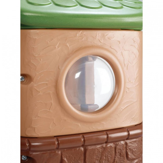 speelhuis Clubhouse Climber bruin 178 x 348 x 232 cm