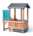 speelhuis Woodland Adventure 193 cm bruin