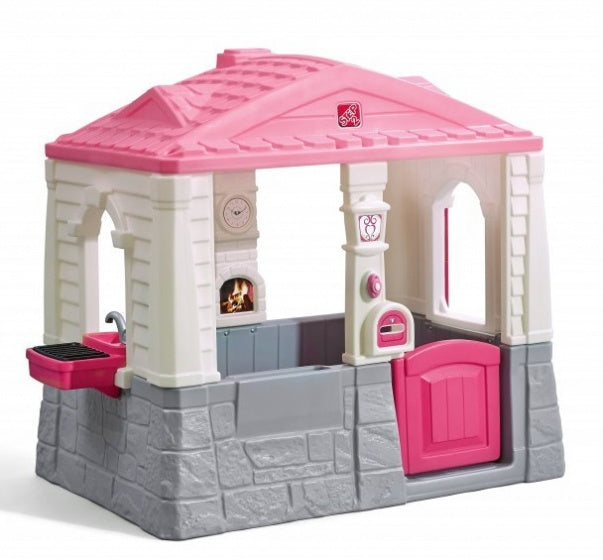 speelhuisje Neat & Tidy Cottage roze 130x120x89 cm