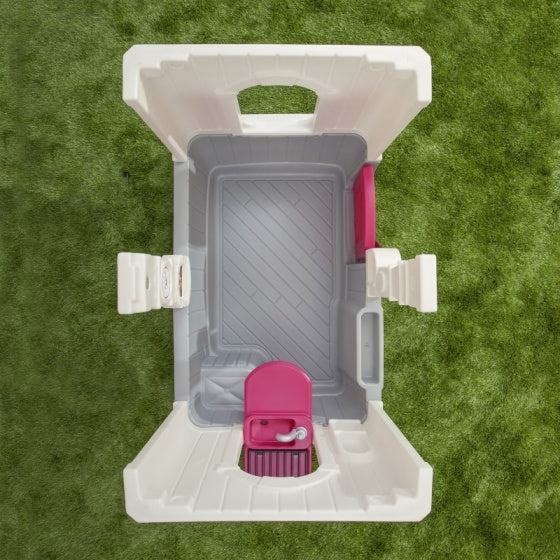 speelhuisje Neat & Tidy Cottage roze 130x120x89 cm