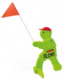 verkeerspop Victor Veilig 132 cm groen