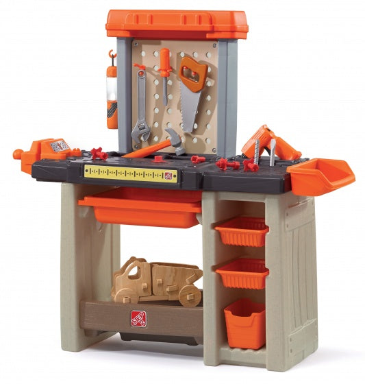 werkbank Handyman 90 cm oranje 31-delig