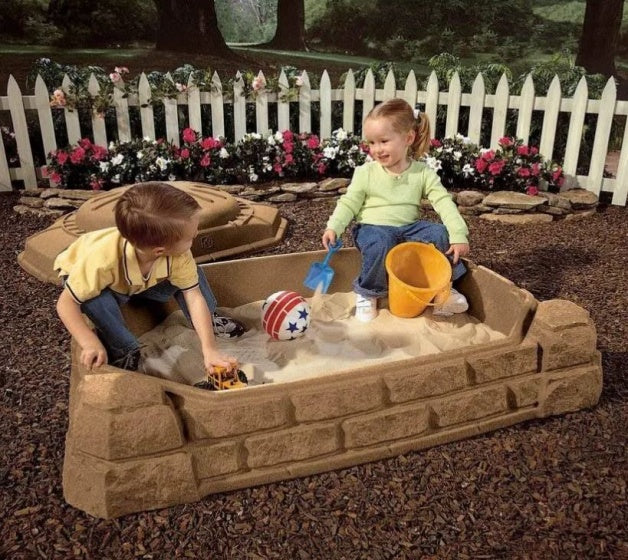 zandbak 112 cm bruin