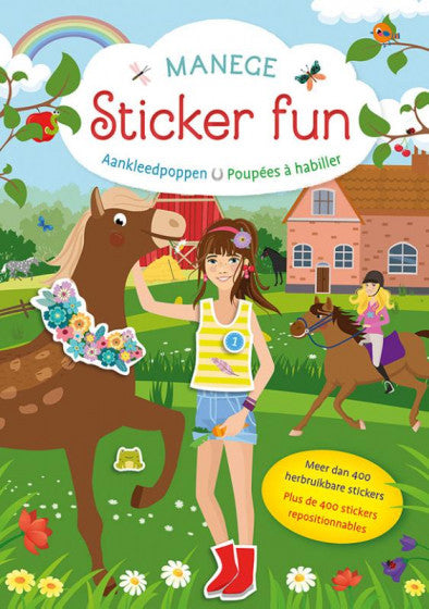 Boek Manege Sticker Fun Aankleedpoppen