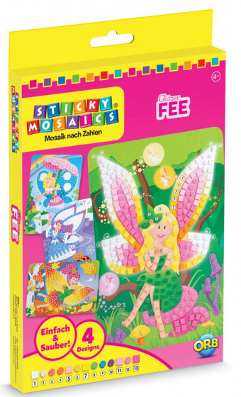 mozaïekset Glitterfee meisjes karton 1408-delig