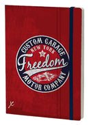 notitieboek Freedom 15 x 21 cm papier rood