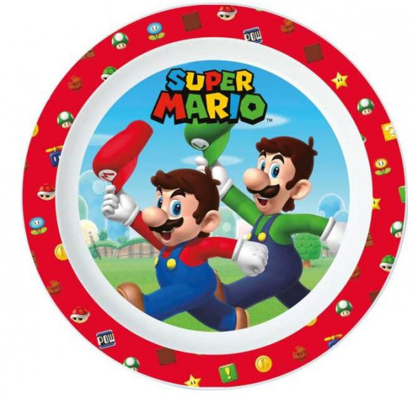 bord Super Mario Bros junior 22 x 2 cm rood/wit