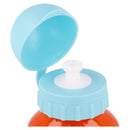 drinkfles Peppa Pig junior 400 ml aluminium oranje/blauw