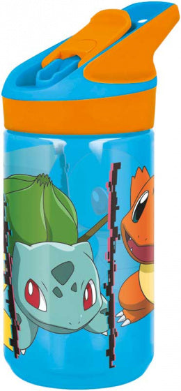 drinkfles Pokémon junior 480 ml tritan blauw/oranje