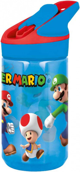 Super Mario Drinkfles 480 ml Blauw/Rood