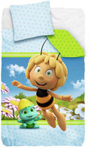 dekbedovertrek Maja de Bij 140 x 200 cm katoen blauw