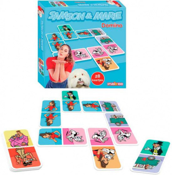 dominospel Samson & Marie junior karton 28-delig