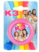 fietsbel K3 meisjes staal 55 mm roze