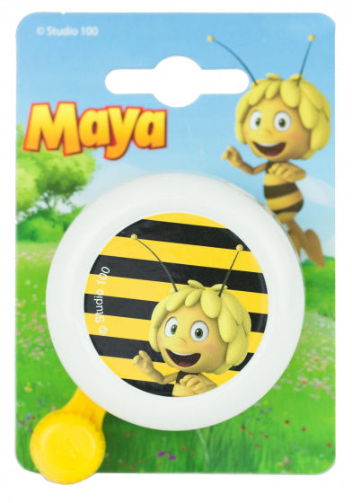 fietsbel Maya de Bij staal 55 mm wit