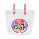 kinderfietsmand K3 junior 20 cm wit