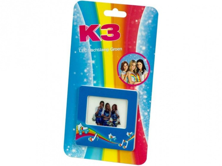 nachtlamp K3 led-verlichting meisjes 7 cm blauw