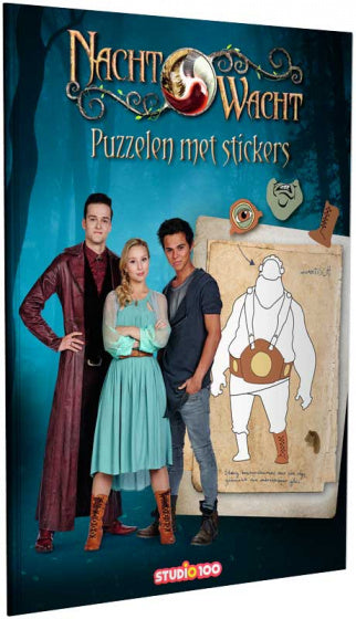 puzzelstickerboek Nachtwacht junior A4 papier 2-delig
