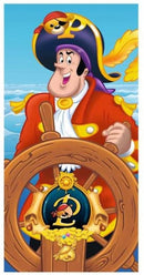 strandlaken Piet Piraat junior 70 x 140 cm katoen