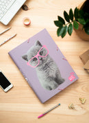 elasto-/foldermap Cats A4 34 x 24 cm karton lila/roze