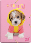 elasto-/foldermap Dog Lovely Puppies A4 karton roze