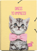 elastomap Kittens junior A4 34 x 24 cm karton geel