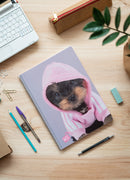 schrijfblok meisjes A4 ringband geruit paars